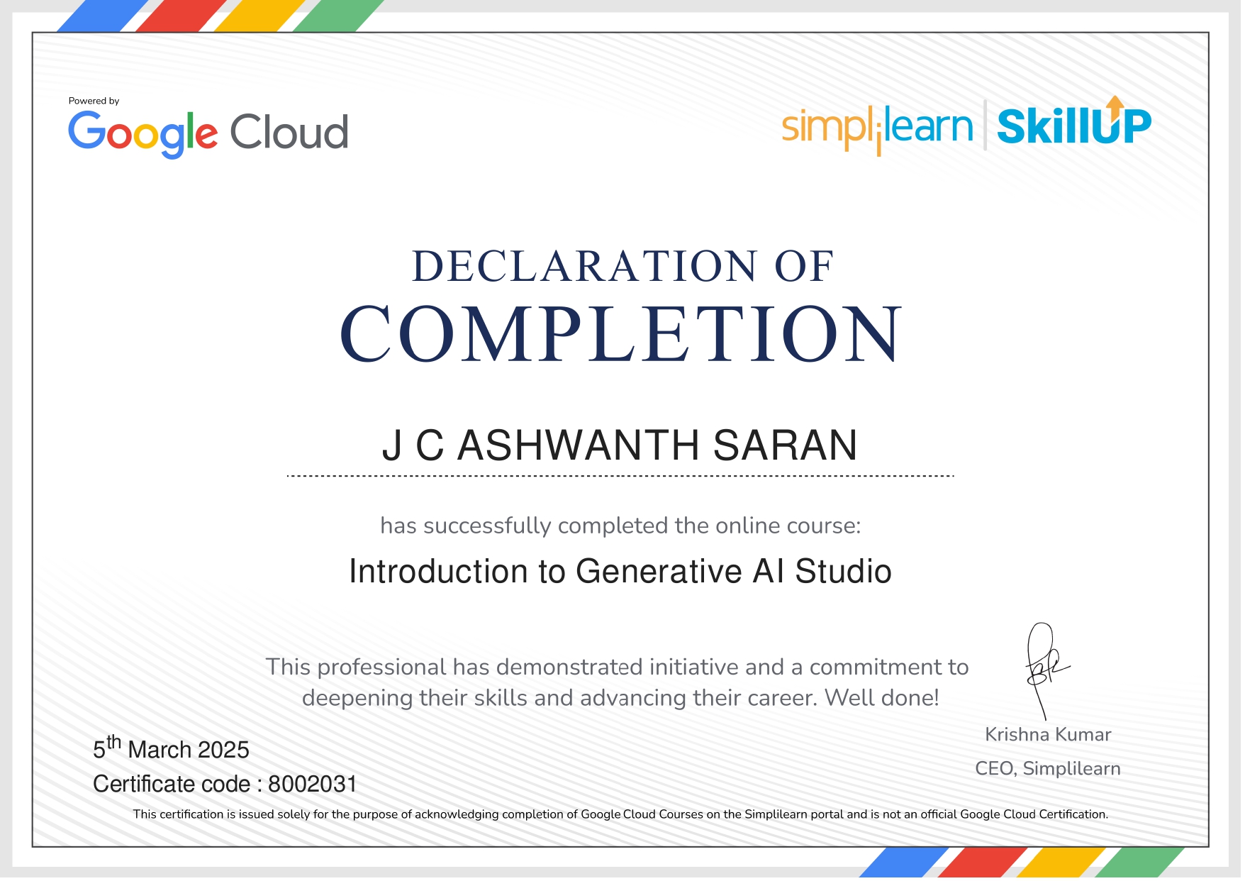 Introduction to Generative AI Studio